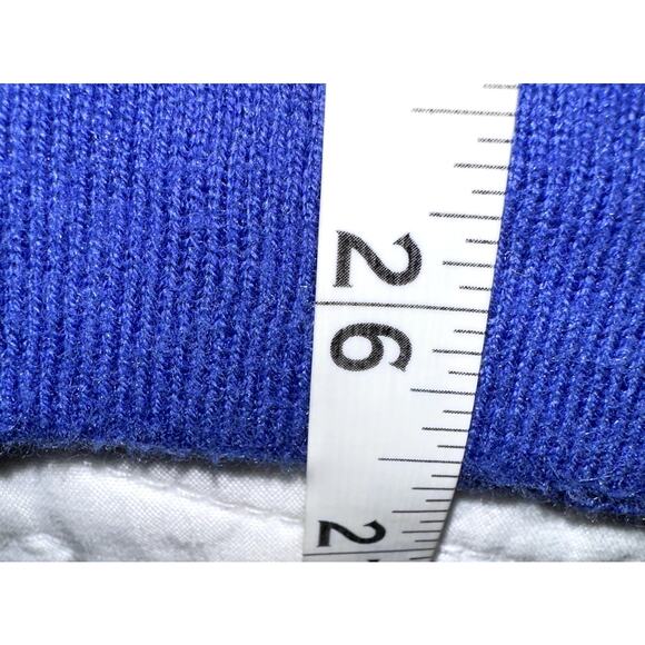 Lilly Pulitzer Womens Size Medium Royal Blue Zipper Back 3/4 Sleeve Sweater - Picture 7 of 7